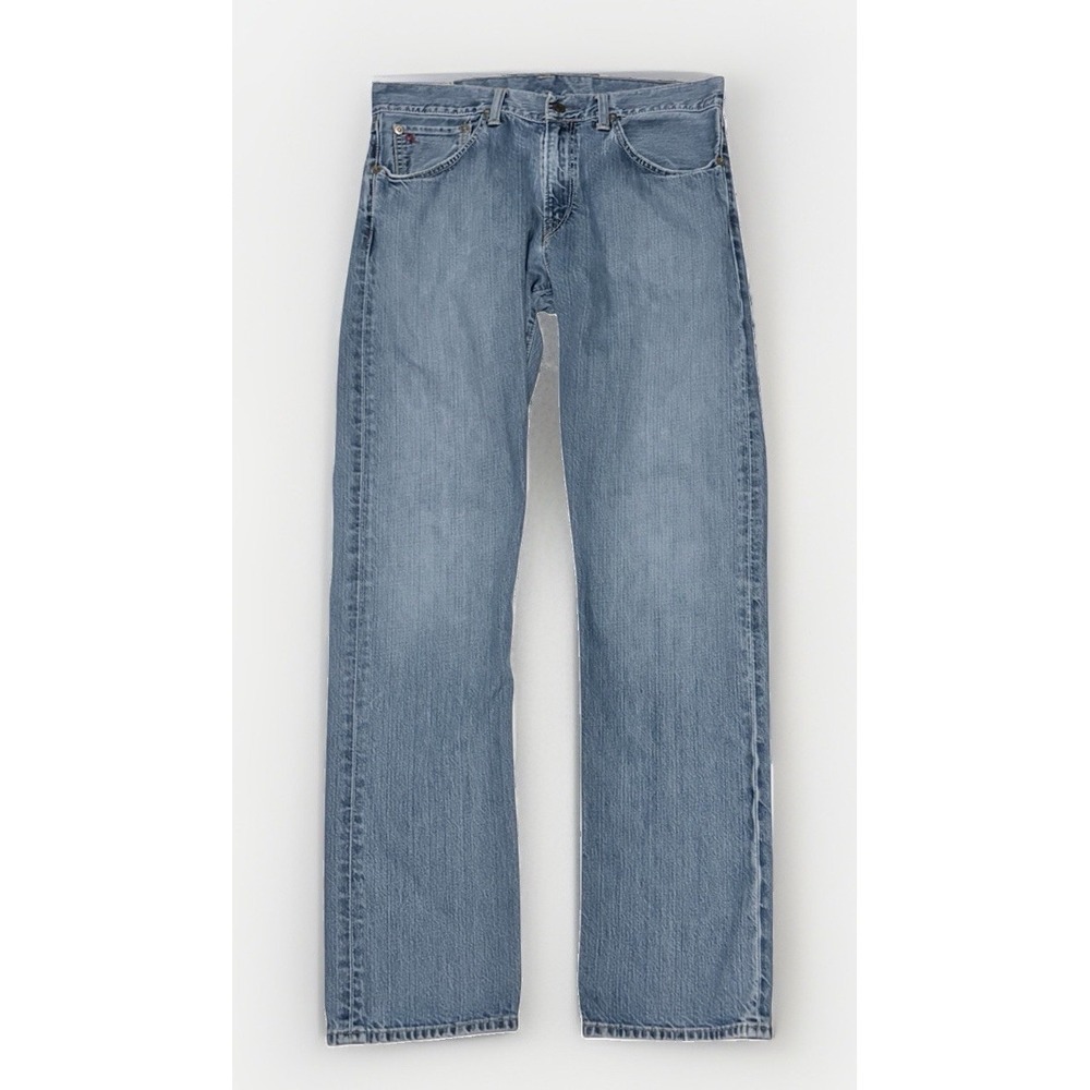 VTG‎ Polo Ralph Lauren Hampton Straight Jeans Mens 32x34 Blue Denim Y2K Mexico